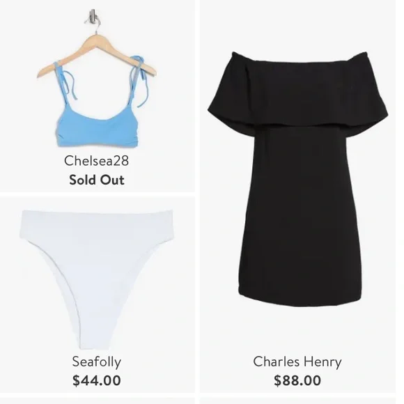 CHARLES HENRY Off the Shoulder Little Black Dress Small - Picture 10 of 11